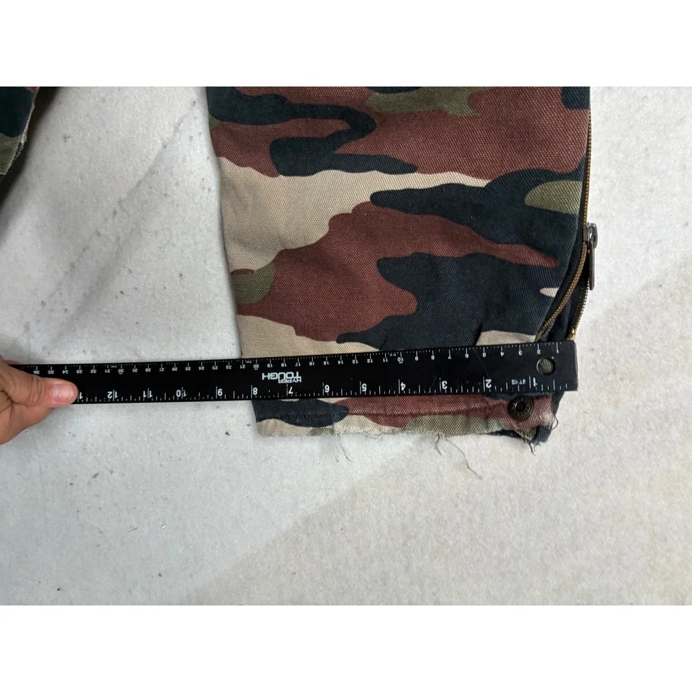 Walls Blizzard Pruf Camo Insulated Overalls youth L Regular Hunting Bibs Work